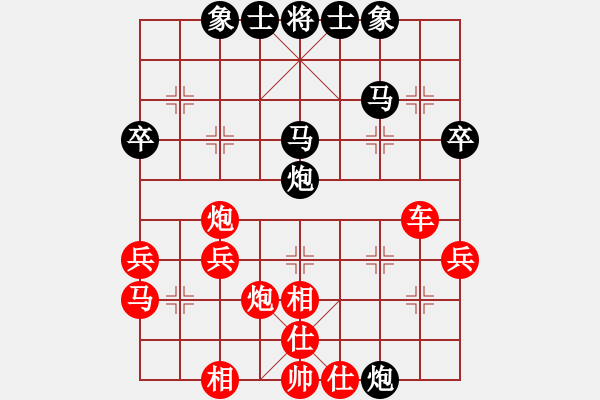 象棋棋譜圖片：風(fēng)雲(yún))[120460742] -VS- 橫才俊儒[292832991] - 步數(shù)：36 