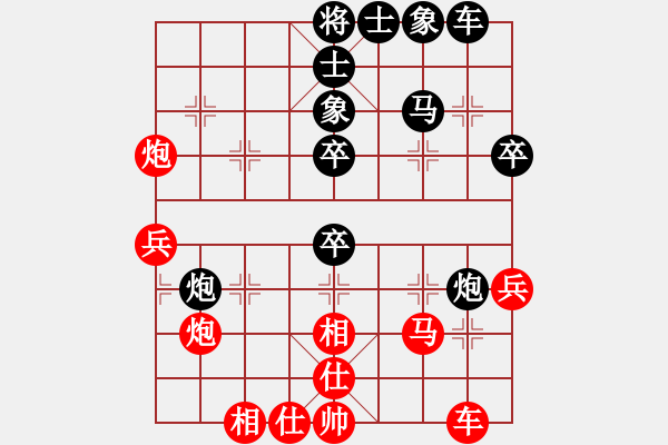 象棋棋譜圖片：葉坪謝宗順(4段)-和-棋奇妙手(8段) - 步數(shù)：40 