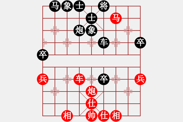 象棋棋譜圖片：貪攻忘守 全線崩潰 - 步數(shù)：60 