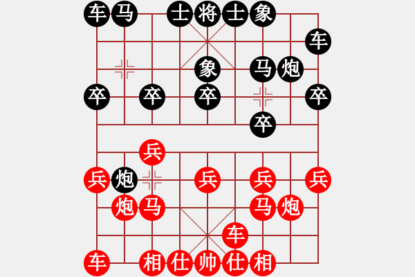 象棋棋譜圖片：紅方20號(hào)文竹勝VS黑方2號(hào)酷酷美男子負(fù) - 步數(shù)：10 