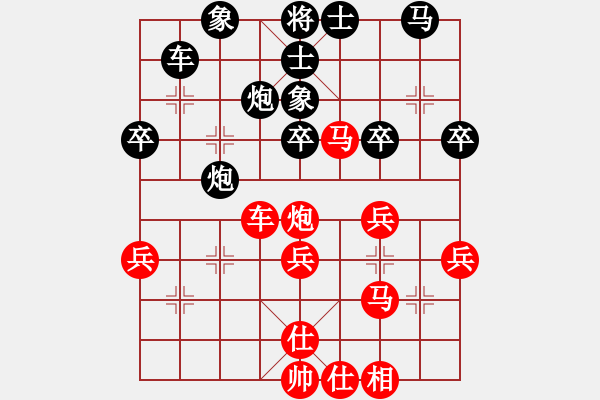 象棋棋譜圖片：傲劍乾坤(1段)-負(fù)-鳥渡大師(6級) - 步數(shù)：40 