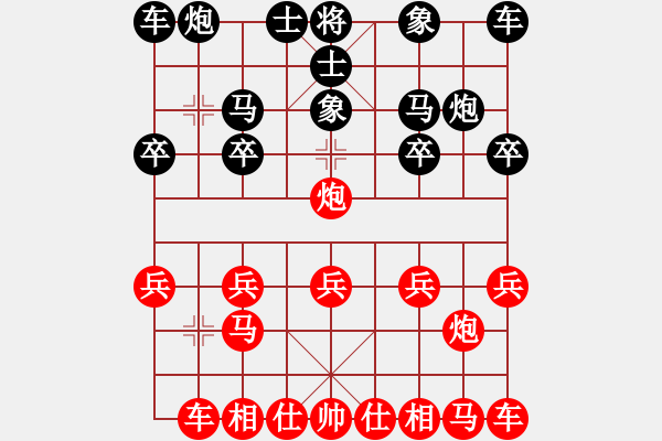 象棋棋譜圖片：廣西7C妹妹 紅先勝 弈統(tǒng)天下 - 步數(shù)：10 