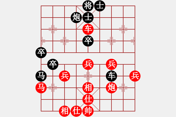 象棋棋譜圖片：中炮三兵對(duì)屏風(fēng)馬左炮封車分析 - 步數(shù)：60 