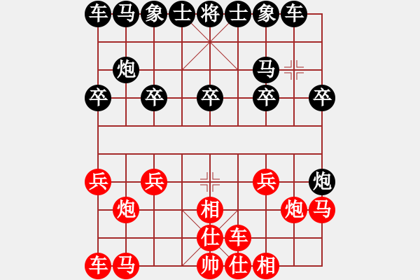 象棋棋譜圖片：鬼子六[紅] -VS- 笑看紅塵[黑] - 步數(shù)：10 