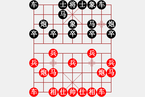 象棋棋譜圖片：牛皮九段(天帝)-負-中國石油(人王) - 步數：10 