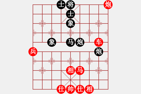 象棋棋譜圖片：棋局-3k1C44n4 A - 步數(shù)：10 