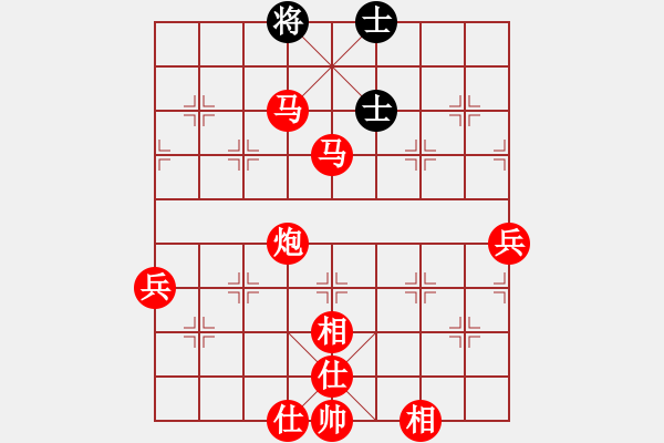 象棋棋譜圖片：6211局 A52-仕角炮對右中炮-旋風(fēng)引擎24層 紅先勝 旋九專雙核-大師 - 步數(shù)：83 