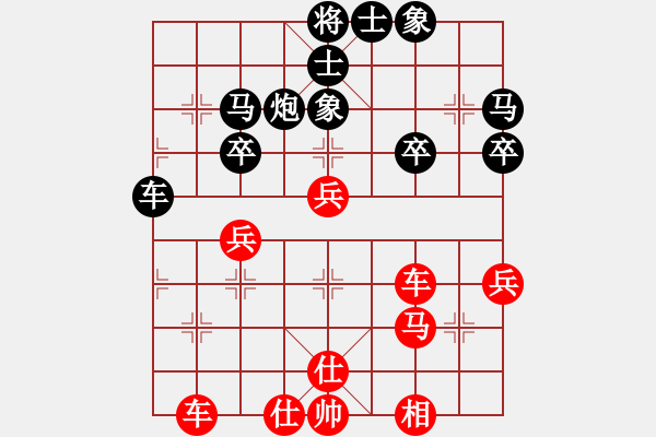 象棋棋譜圖片：極品人(3段)-負(fù)-老虎扮豬(9級) - 步數(shù)：40 