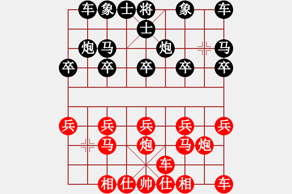 象棋棋譜圖片：橫才俊儒[紅] -VS- 香煙愛上火柴[黑]暗香盈袖二級大師之次終局 - 步數(shù)：10 