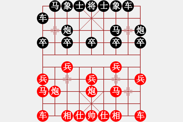 象棋棋谱图片：广东御圣队 许国义 和 杭州环境集团队 王天一 - 步数：10 