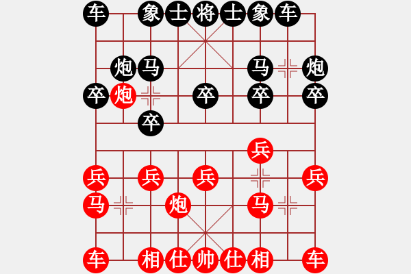 象棋棋谱图片：151204 第5轮 第5桌 第3台 蔡世荣 胜 许胜 - 步数：10 