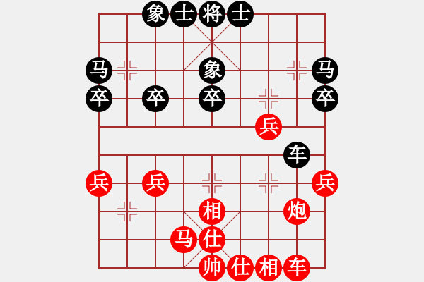 象棋棋譜圖片：樂(lè)匯城(9星)-和-庫(kù)毀人亡(北斗) - 步數(shù)：30 