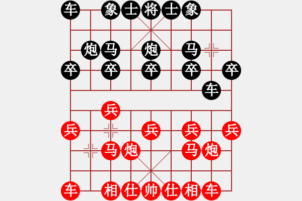 象棋棋谱图片：盛夏少年(2段)-负-王静春(2段) - 步数：10 