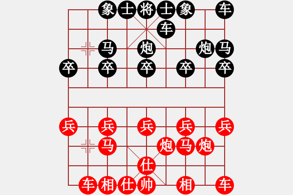 象棋棋譜圖片：bbboy002(7級(jí))-勝-新青島(8級(jí)) - 步數(shù)：10 