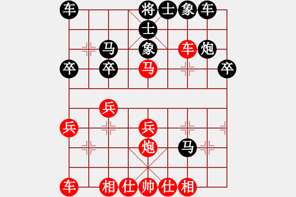 象棋棋譜圖片：20170315 先勝大棠 中炮過河車對屏風馬左馬盤河補士 車二退二 象3進5 兵三進一 馬7進8 - 步數：30 