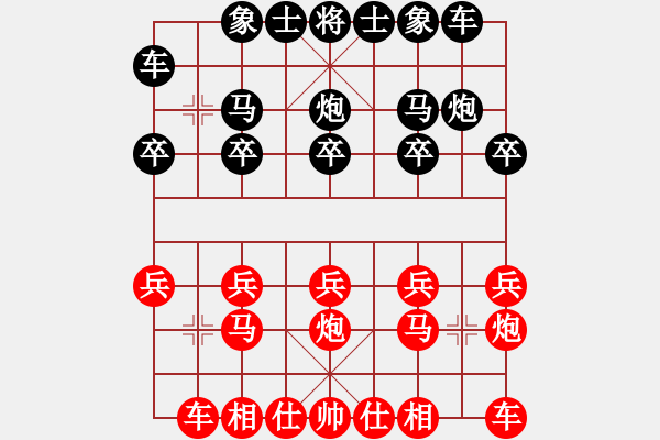 象棋棋譜圖片：1998年象棋練習(xí)性的對(duì)抗賽 彭公 沈彩根 負(fù) 彭公 祁勇 - 步數(shù)：10 