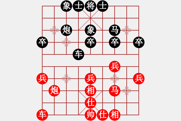 象棋棋譜圖片：江西省體育總會 占楊子涵 和 河北省體育局棋牌運(yùn)動中心 王晗 - 步數(shù)：30 