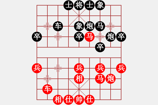 象棋棋譜圖片：華山老頑童(7段)-負(fù)-zombb(7段) - 步數(shù)：30 