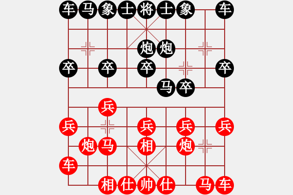 象棋棋譜圖片：人機(jī)神手 光頭棋魔 和 人機(jī)神手 弈林快刀 - 步數(shù)：10 