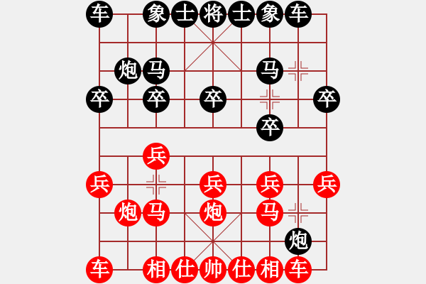 象棋棋譜圖片：嘴角揚(yáng)揚(yáng)[50129759] -VS- ｌＯＯＯＯ[583994586] - 步數(shù)：10 