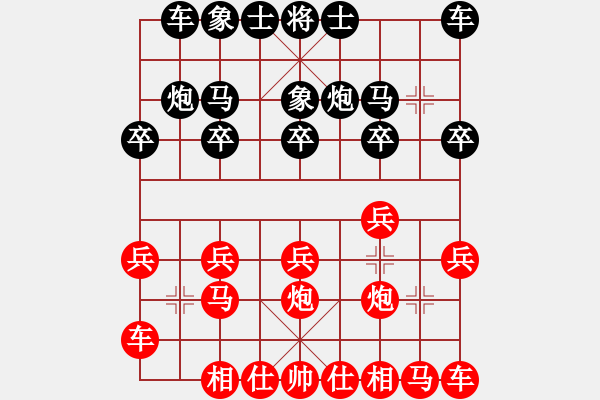 象棋棋譜圖片：清風(fēng)朗月[904001915] -VS- 軟件測試[84531192] - 步數(shù)：10 