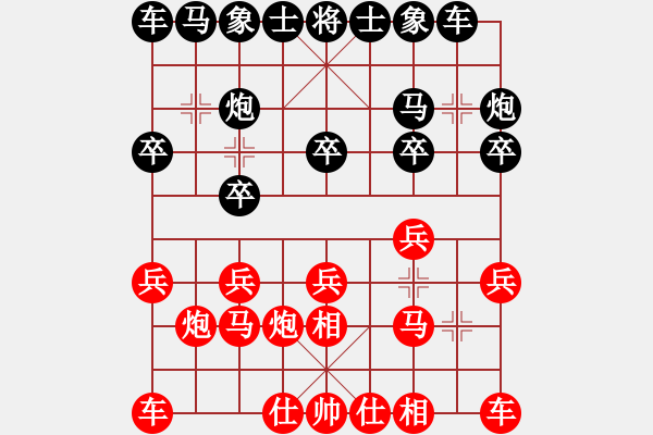 象棋棋譜圖片：五福臨門(2段)-勝-林敏鋒(2段) - 步數(shù)：10 