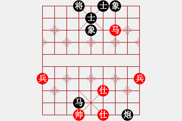 象棋棋谱图片：houmao(3段)-和-孤独星(月将) - 步数：70 