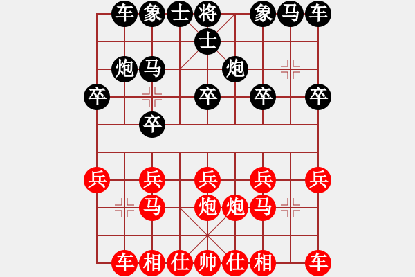 象棋棋譜圖片：杜老[1793141803] -VS- 學(xué)象棋[1992414439] - 步數(shù)：10 