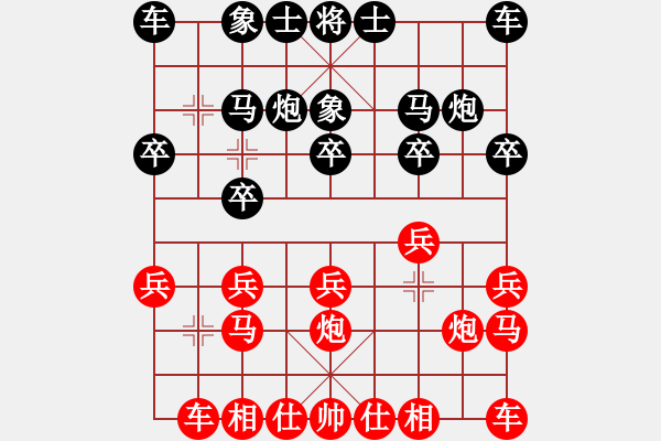 象棋棋譜圖片：泰興之窗[紅] -VS- ╰★ 老王[黑] - 步數(shù)：10 