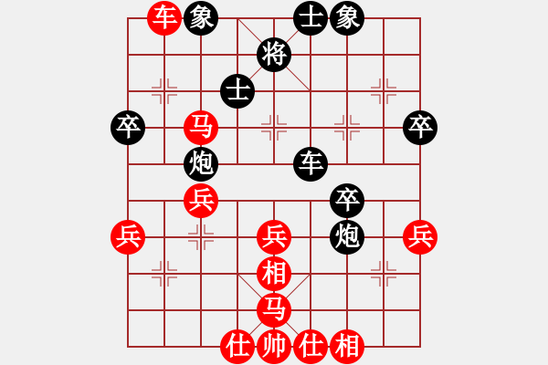 象棋棋譜圖片：五九炮VS平風(fēng)馬（如何打擊 對手不按譜走） - 步數(shù)：50 