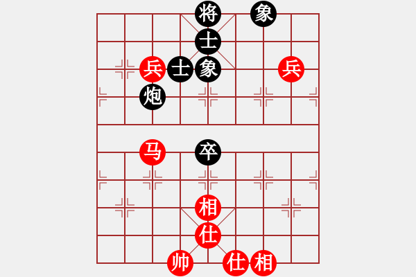 象棋棋譜圖片：一心下棋(天帝)-和-去棋中論壇(日帥) - 步數(shù)：140 