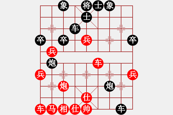 象棋棋譜圖片：廚行天下[664375155] -VS- 切克[237828826] - 步數(shù)：40 