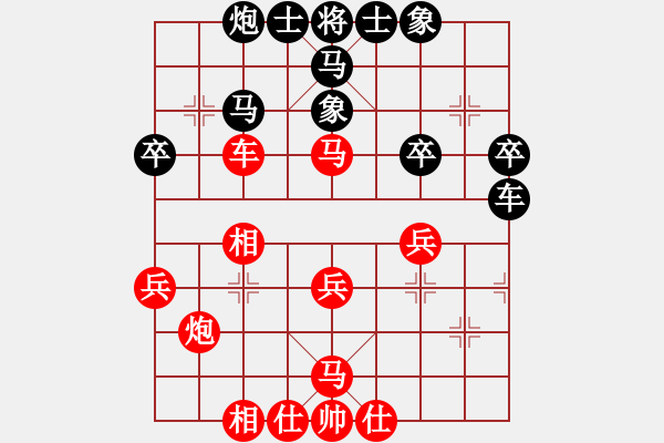 象棋棋譜圖片：邊鋒(8段)-負(fù)-罪惡殺場(6段) - 步數(shù)：40 