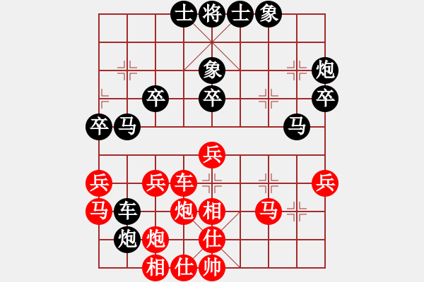 象棋棋譜圖片：昭陽(yáng)老將(3段)-和-簡(jiǎn)樸(3段) - 步數(shù)：40 