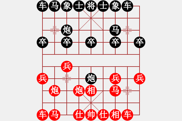 象棋棋譜圖片：寧波棋手(2星)-負-李團結(9星) - 步數：10 