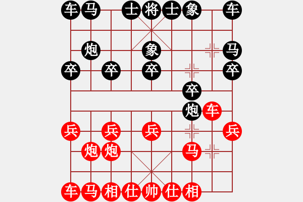 象棋棋譜圖片：去棋中論壇(日帥)-和-沉水(日帥) - 步數(shù)：10 