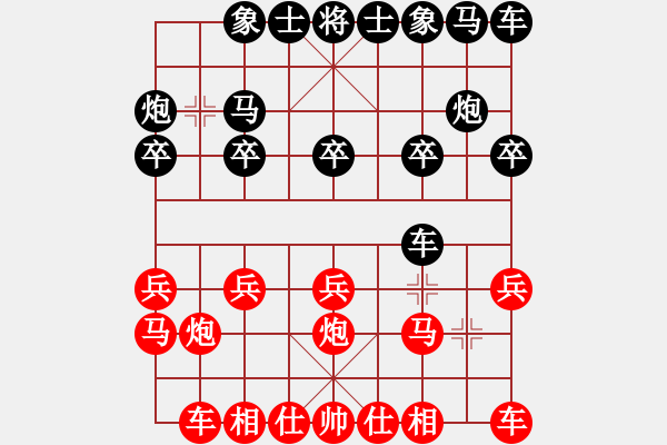 象棋棋譜圖片：夢如神機(月將)-和-去棋中論壇(日帥) - 步數(shù)：10 