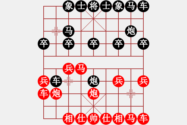 象棋棋譜圖片：258603(大將軍) 和 3083232(中郎將) - 步數(shù)：10 