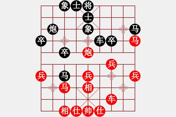 象棋棋譜圖片：河南老劉(天罡)-負(fù)-冷月詩魂(9f) - 步數(shù)：30 