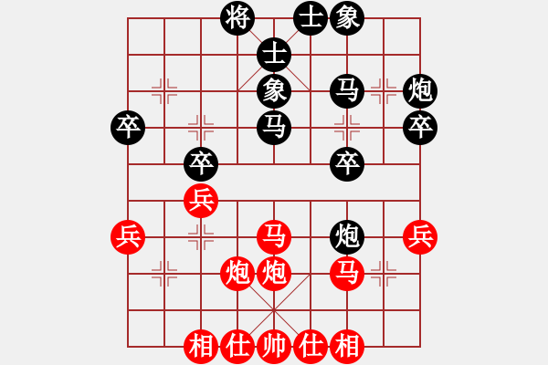 象棋棋譜圖片：2019.7.24.1評測張仕進(jìn)后勝陳軍8-1 - 步數(shù)：30 