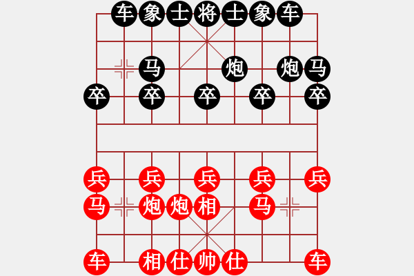 象棋棋譜圖片：誠友(1弦)-負(fù)-梁山曹正(4f) - 步數(shù)：10 