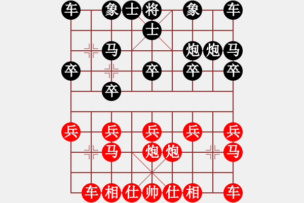 象棋棋譜圖片：楓林[45203436] -VS- 君子劍[2356803169] - 步數(shù)：10 