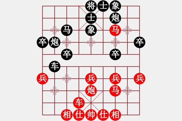 象棋棋譜圖片：江民標(biāo)負(fù)姜曉 - 步數(shù)：40 