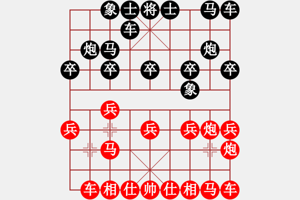 象棋棋譜圖片：1636局 A00--旋風(fēng)引擎23層(2823) 先勝 許褚(1300) - 步數(shù)：10 