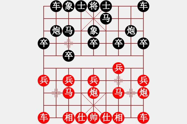 象棋棋譜圖片：休閑時光(6段)-負-houmao(5段) - 步數(shù)：10 