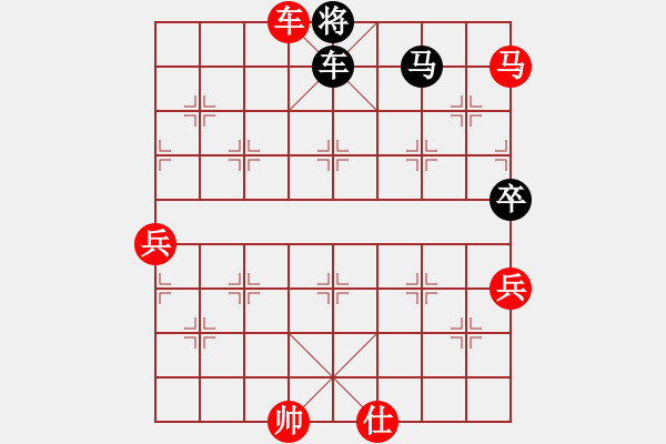 象棋棋譜圖片：煙臺(tái)路邊棋(6段)-勝-cuiwu(2段) - 步數(shù)：123 