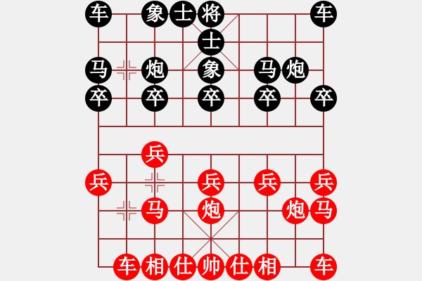 象棋棋譜圖片：宋曉婉先勝董景軒 - 步數(shù)：10 