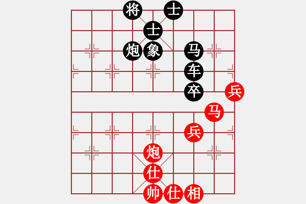 象棋棋譜圖片：三老怪[紅] -VS- 負(fù)分太后 魚[黑]（1） - 步數(shù)：60 