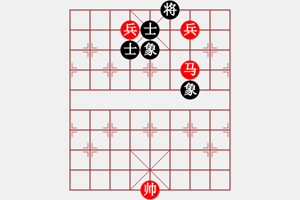 象棋棋譜圖片：勝、和實(shí)例一百三十局，第八十一局：馬雙兵勝士象全 - 步數(shù)：0 