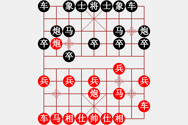 象棋棋譜圖片：Y - 步數(shù)：10 